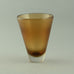 Venini Inciso vase in orange-amber D6167 - Freeforms