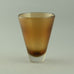 Venini Inciso vase in orange-amber D6167 - Freeforms