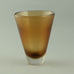 Venini Inciso vase in orange-amber D6167 - Freeforms