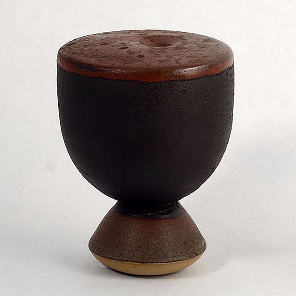 Vera Vehring, Germany, Stoneware sculptural vessel N8003 - Freeforms