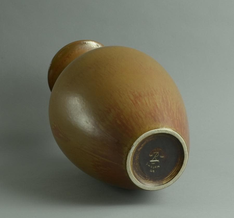 Very large stoneware vase by Gunnar Nylund A1199 - Freeforms