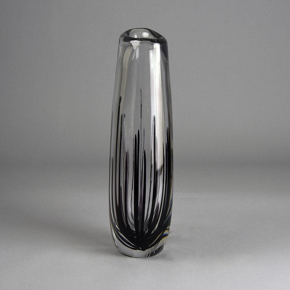Vicke Lindstrand for Kosta "Black Grass"vase E7139 - Freeforms