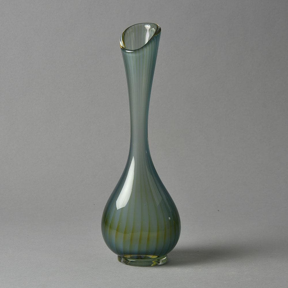 Vicke Lindstrand for Kosta, Colora vase with gray and brown glass N6730 - Freeforms