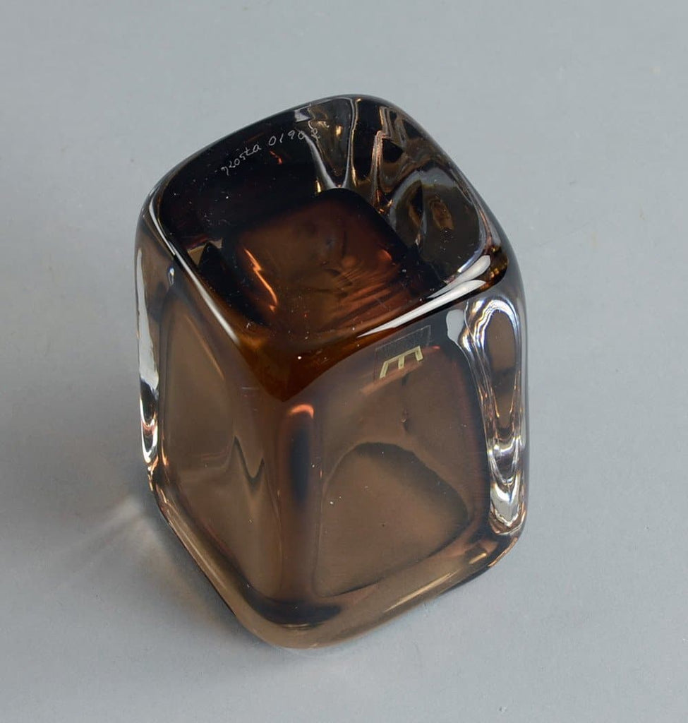 Vicke Lindstrand for Kosta Glass "Sommerso" vase A2116 - Freeforms