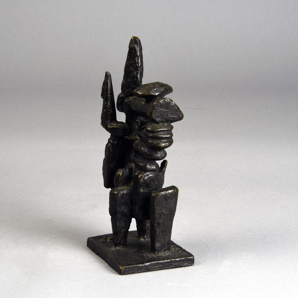 Wessel Couzijn, Netherlands cast bronze abstract tabletop sculpture E7154 - Freeforms