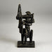 Wessel Couzijn, Netherlands cast bronze abstract tabletop sculpture E7154 - Freeforms