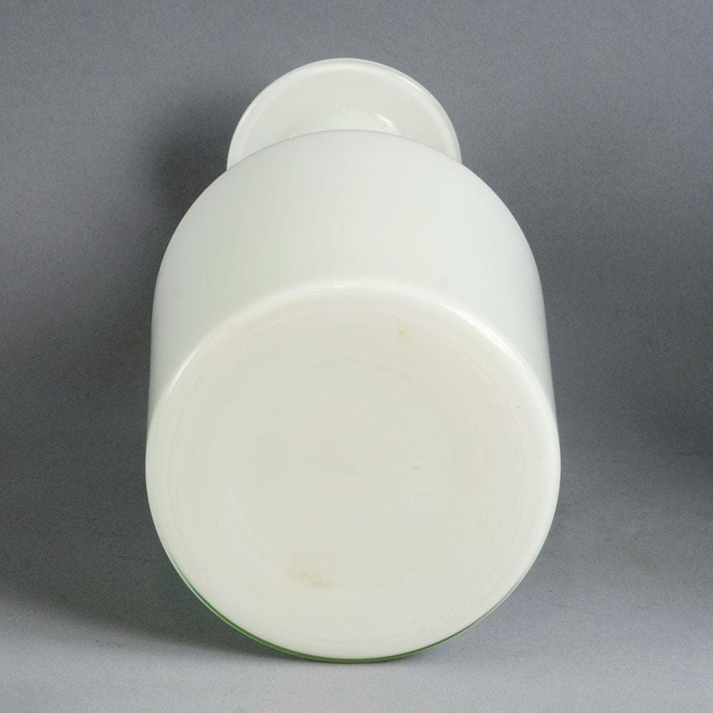 White glass bottlevase by Otto Brauer for Holmegaard B3768 - Freeforms