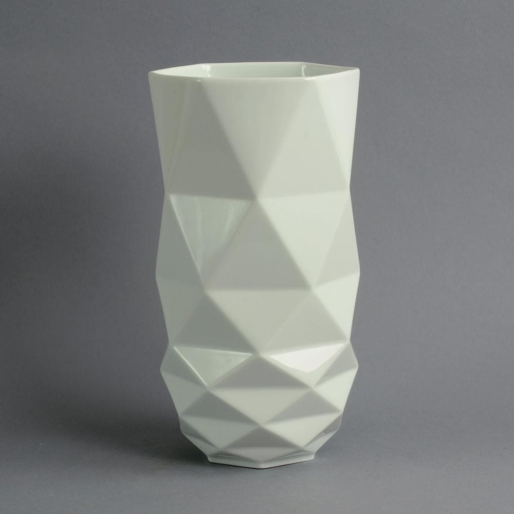 White porcelain vase by Hutschenreuther C5075 - Freeforms