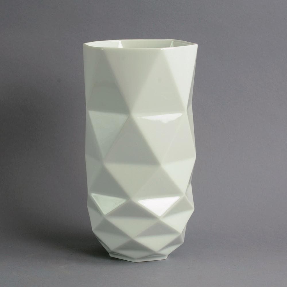 White porcelain vase by Hutschenreuther C5075 - Freeforms