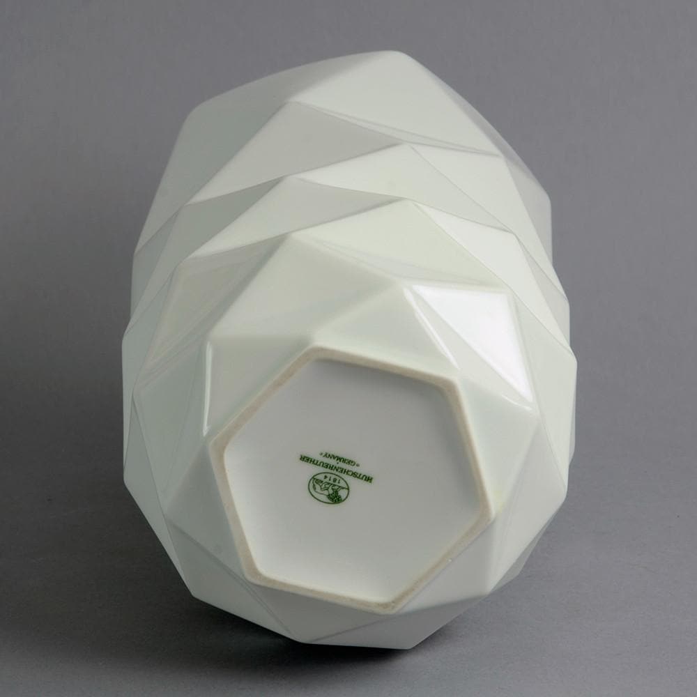 White porcelain vase by Hutschenreuther C5075 - Freeforms