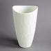 White "Randi" vase by Arthur Carlsson Percy for Gulluskrufs B3060 - Freeforms
