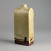 Wilhelm and Elly Kuch, bottle vase with brown and cream glaze D6376 - Freeforms