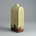 Wilhelm and Elly Kuch, bottle vase with brown and cream glaze D6376 - Freeforms