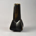 Wilhelm and Elly Kuch, Germany, large stoneware vase with dark brown glaze G9260 - Freeforms