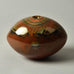 Wilhelm and Elly Kuch, Germany, stoneware vase with glossy brick-red glaze G9112 - Freeforms