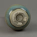 Wilhelm Kåge for Gustavsberg, unique stoneware "Farsta" vase with pale blue and beige matte glaze G9221 - Freeforms