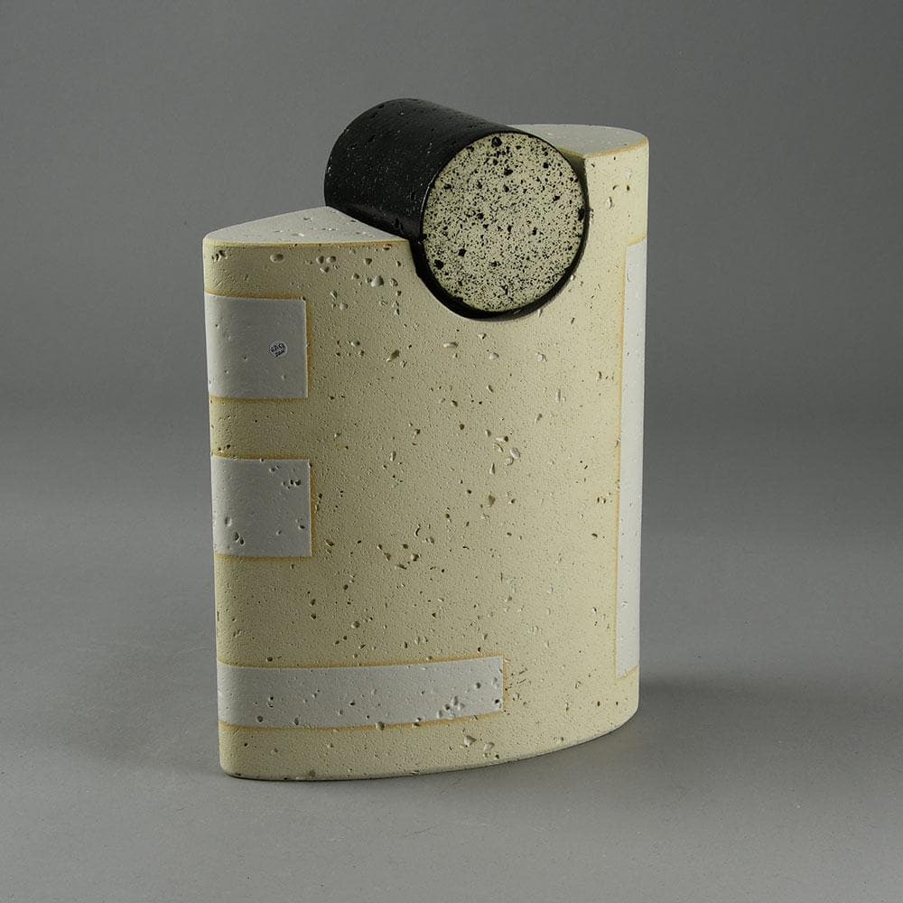 Wim Borst, the Netherlands, unique stoneware sculptural jar E7158a - Freeforms