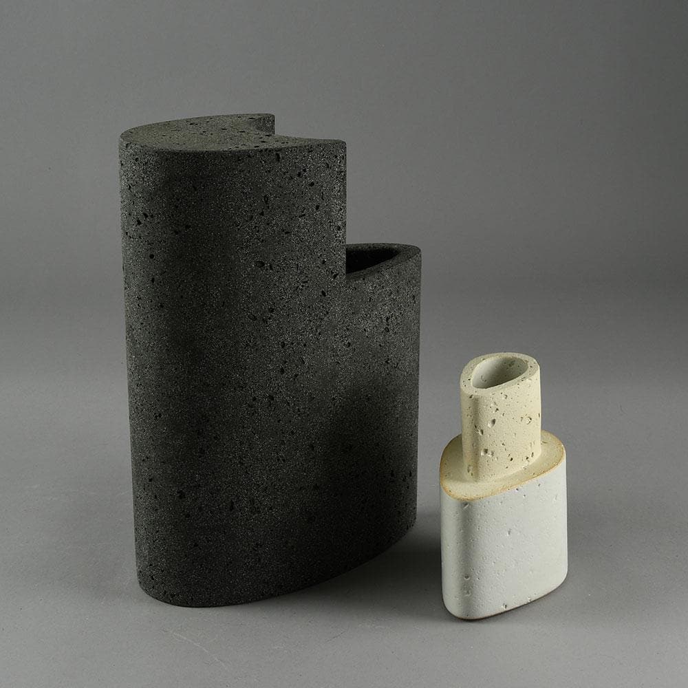 Wim Borst, the Netherlands, unique stoneware sculptural jar E7158b - Freeforms
