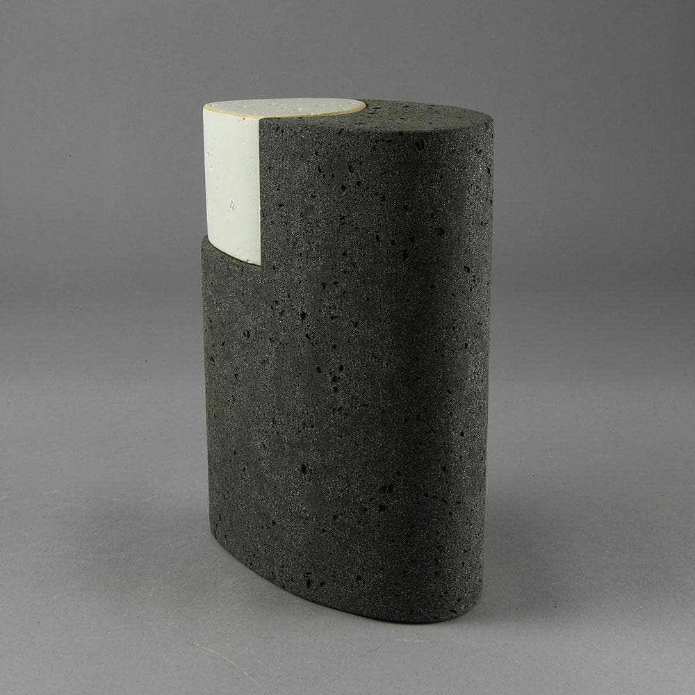 Wim Borst, the Netherlands, unique stoneware sculptural jar E7158b - Freeforms