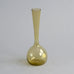 Yellow glass bottle vase by Arthur Carlsson Percy for Gullaskrufs Glasbruk N8749 - Freeforms
