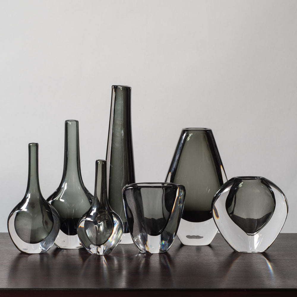 Nils Landberg　北欧/ガラス/花器/ビンテージ Nils Landberg Vase - Etsy