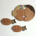 Group of small wall plaques by Stig Lindberg for Gustavsberg, Sweden