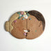 Stig Lindberg for Gustavsberg, Sweden, stoneware wall plaque of kissing couple L3893
