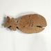 Stig Lindberg for Gustavsberg, Sweden, stoneware wall plaque of cartoon fish M5481