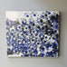 Bengt Berglund for Gustavsberg, Sweden, enamel wall hanging in blue and white L3886