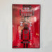 Bengt Berglund for Gustavsberg, Sweden, enamel wall hanging in red and black L3969