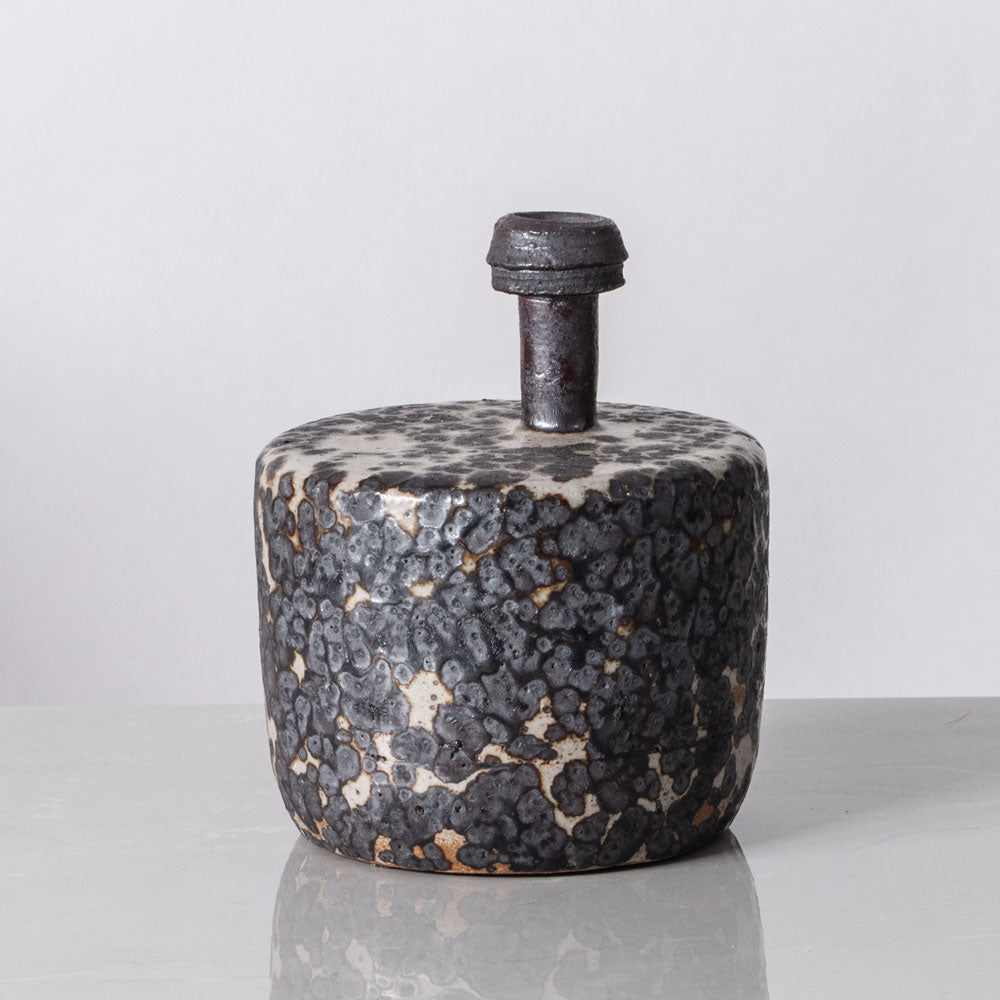 Claes Thell, unique stoneware vase with spotted glaze J1487