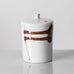 Claes Thell, Sweden, unique brown and white porcelain vase K2208