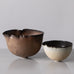 Two porcelain bowls by Deirdre Burnett, own studio, UK