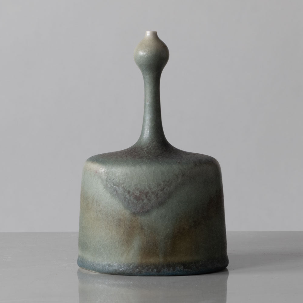 Karl Scheid, Germany, unique stoneware vase with gray glaze J1741