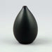 Group of five small dark brown vases by Carl Harry Stålhane for Rörstrand, Sweden