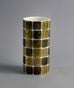 Five porcelain vases in gold and white by Rosenthal