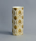 Five porcelain vases in gold and white by Rosenthal