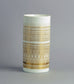 Five porcelain vases in gold and white by Rosenthal