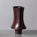Karl Scheid, Germany, unique large stoneware vase with glossy reddish brown glaze J1739