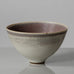 Karl Scheid, Germany, unique stoneware bowl with cream and pink glaze K2308
