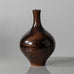 Görge Hohlt, unique stoneware vase with glossy brown glaze H1632