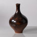 Görge Hohlt, unique stoneware vase with glossy brown glaze H1632