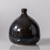 Görge Hohlt, unique stoneware vase with oil-spot glaze J1293