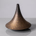 ﻿Heiner Balzar for Balzar-Kopp, Germany, unique stoneware vase with metallic gold and brown glaze J1687