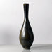 Heiner Balzar, Germany, unique stoneware vase with brown haresfur glaze H1537