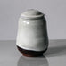 Richard Bampi, Germany, unique stoneware lidded jar with white glaze H1618