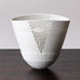 Horst Göbbels, own studio, Germany, porcelain pierced vase J1295