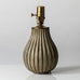 Axel Salto for Royal Copenhagen, Denmark, stoneware lamp with matte olive glaze K2270