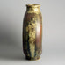 Knud Kyhn for Royal Copenhagen, Denmark, flattened circular vase with bear illustration in relief A1094