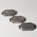 CG Hallberg, Sweden, set of three pewter dishes L3682 L3683 L3684
